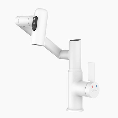 Lefton Rotatable Bathroom Faucet with Temperature Display in Fahrenheit