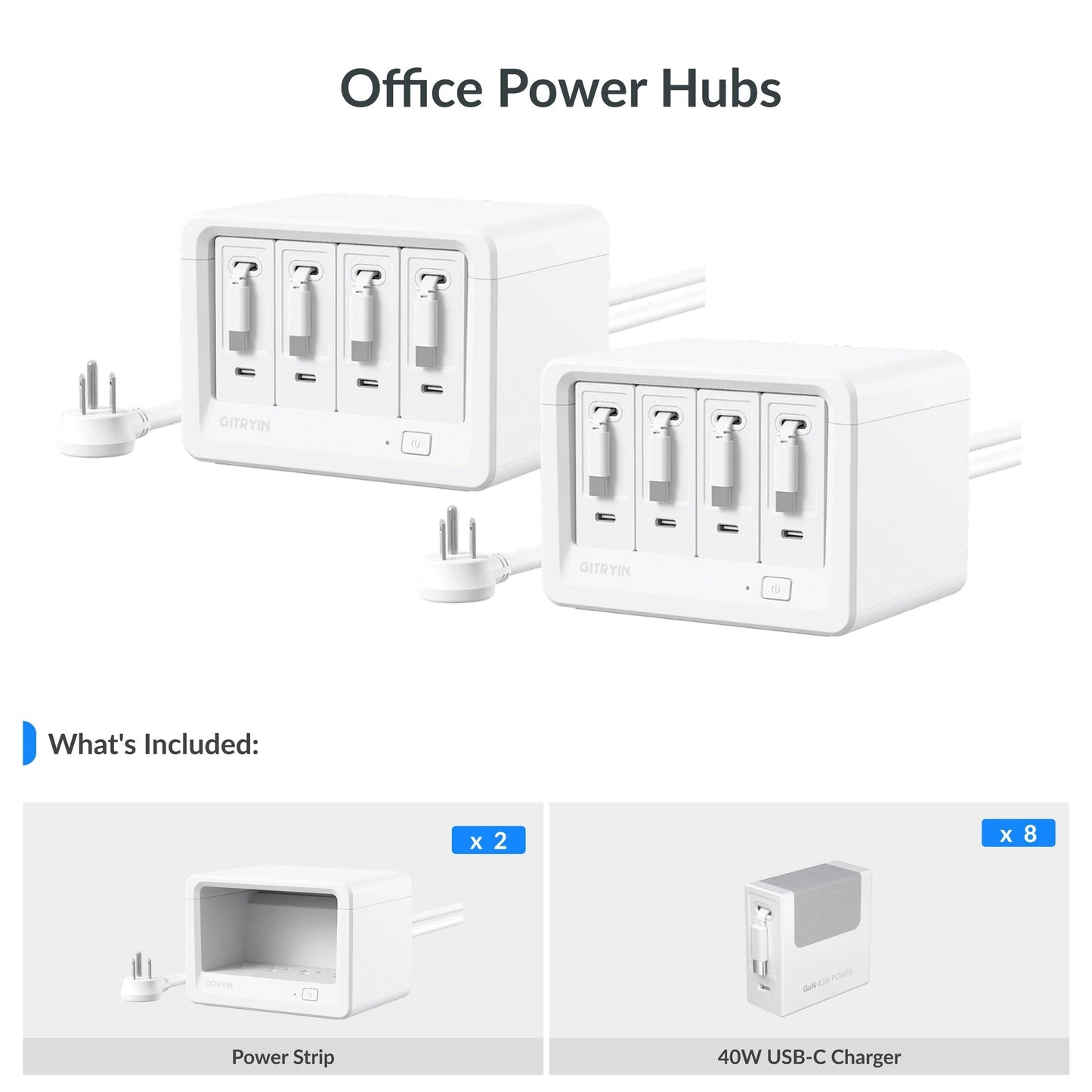 Gitryin Desktop Charging Station 12-in-1 (40W Combo)