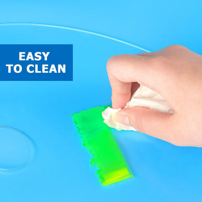 Acrylic Handheld Paint Palette Set (2 Shapes) – Durable & Reusable | 11.8 x 7.9 Inches | Ideal for Watercolor, Acrylic, and Oil Painting