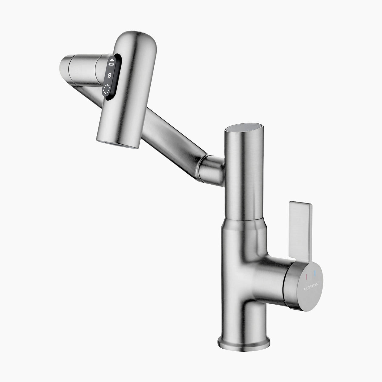 Lefton Rotatable Bathroom Faucet with Temperature Display in Fahrenheit