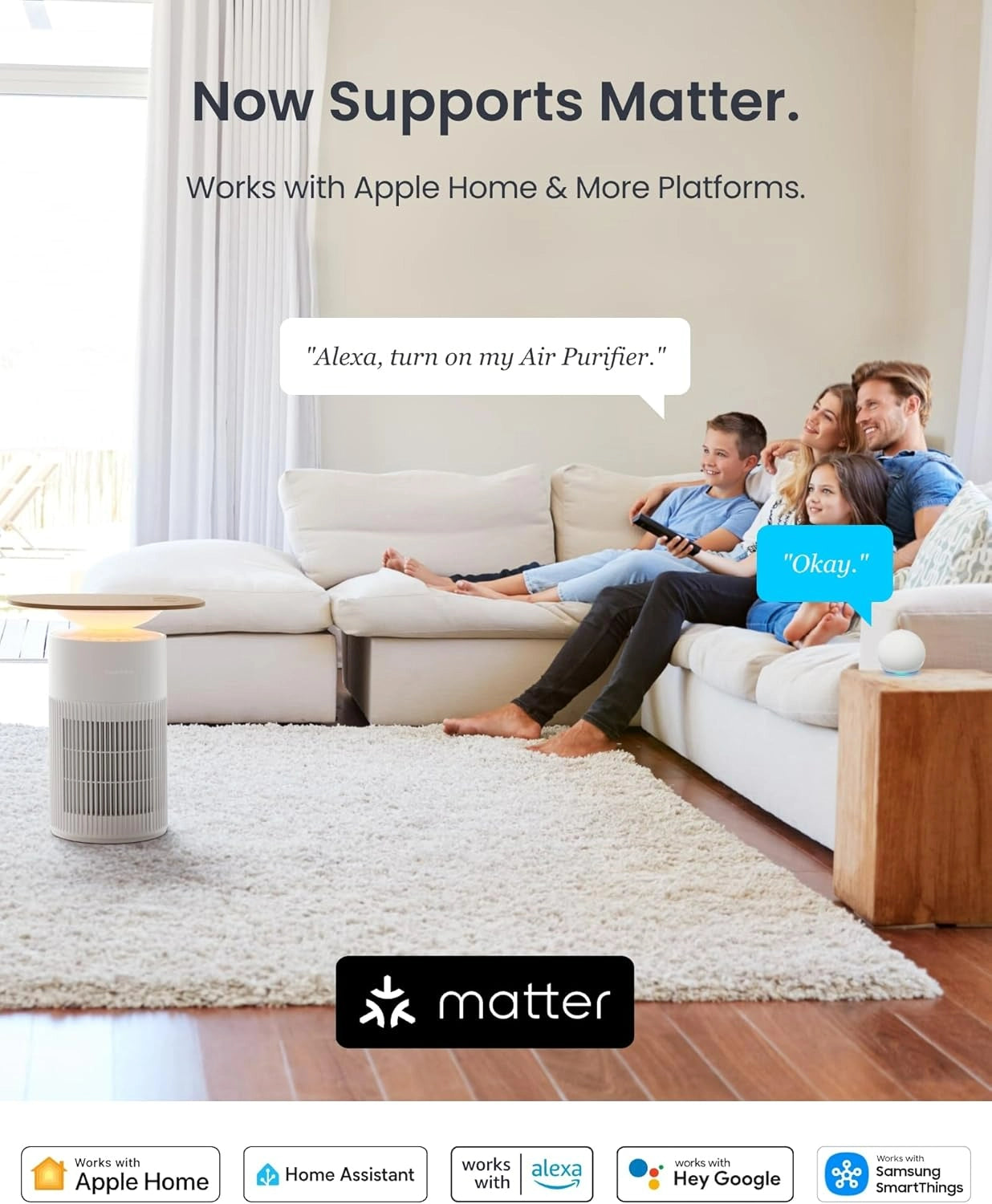 🔥BUY 1 GET 1 FREE ⏰Black Friday Sale $29 🛒 SwitchBot 4 in 1 Air Purifiers Table with Matter