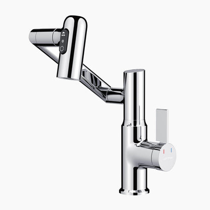 Lefton Rotatable Bathroom Faucet with Temperature Display in Fahrenheit