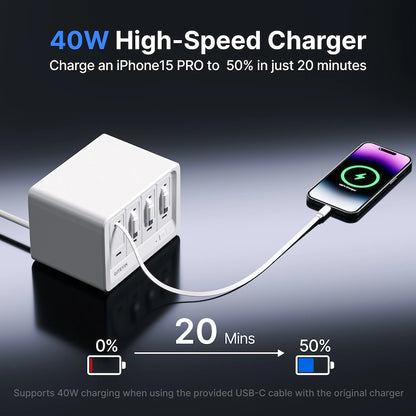 Gitryin Desktop Charging Station 12-in-1 (40W Combo)