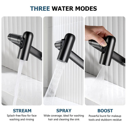 Lefton Rotatable Bathroom Faucet with Temperature Display in Fahrenheit